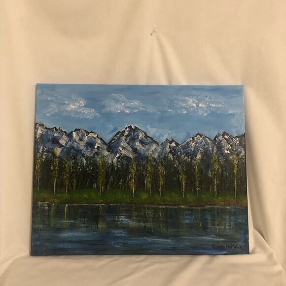 Aspen Tree and Mountain Landscape - Picture 3 of 8